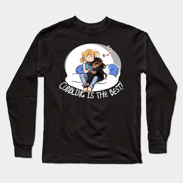 CUDDLING IS THE BEST! Long Sleeve T-Shirt by SHOP ACHIRU